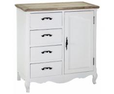 Mobile 1 Anta 4 Cassetti In Legno Adami Country