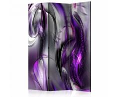 Paravento 3 Pannelli - Purple Swirls 135x172cm Erroi