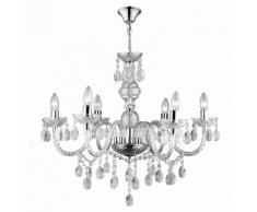 Lampada Da Soffitto 240w In Vetro Cristallo Rizzetti