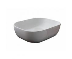 Lavabo Da Appoggio 50,5x40,5x14 Cm In Ceramica Tft Minsk 1 Bianco...