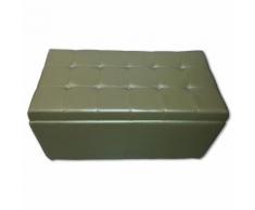 Baule Cassapanca Pouf Contenitore In Ecopelle E Cristalli Renier O...