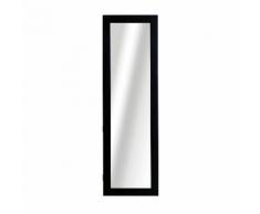 Armadio Portagioielli Da Parete Con Specchio In Legno Mdf Nero 37x...