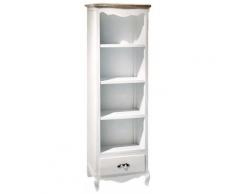 Mobile Libreria 4 Ripiani 1 Cassetto In Legno Adami Country