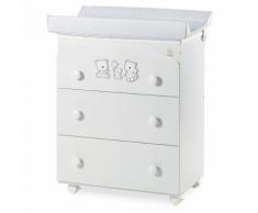 Cassettiera In Legno Con Fasciatoio E Vaschetta Italbaby Happy Fam...