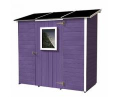 Casetta Box Capanno In Legno Lilla Per Attrezzi Con Porta E Finestra 207x102x224cm