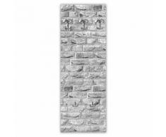 Appendiabiti Da Parete In Legno 3 Ganci + 2 Portaborse Vezzani Street White
