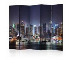 Paravento 5 Pannelli - Night Port Ii 225x172cm Erroi...