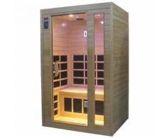 Sauna Finlandese Ad Infrarossi 2 Posti 120x97 Cm In Hemlock Canadese H188 Vorich Gold Eco