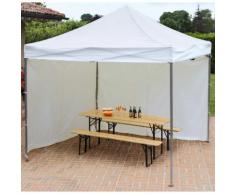 Gazebo Pieghevole Da Giardino In Alluminio 3x3m Vorghini Flexible ...