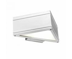 Lampada Applique Orizzontale Con Led Colore Bianco Per Esterno Linea Three Livos