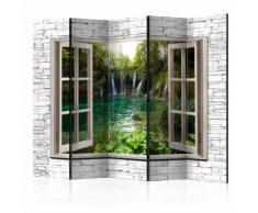 Paravento 5 Pannelli - Green Treasure Ii 225x172cm Erroi