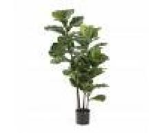Kave Home Pianta lyrata artificiale Zelena