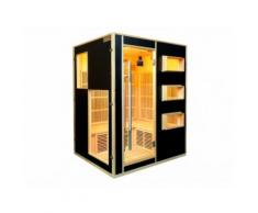 Sauna a infrarossi 3/4 posti Gamma prestige MIKELI III - Nero