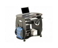 Scrivania porta PC PIXEL grigio antracite