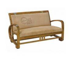 Panchina imbottita vintage in tessuto TRAVEL - Beige
