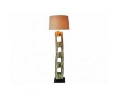 Lampada da terra ZELDA in legno - H.175 cm - colore naturale