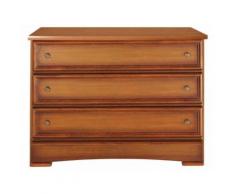 Comò LAUREL - 3 cassetti - decorazione ciliegio selvatico