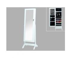 Armadio portagioie con specchio MASHA - H.146 cm