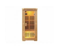 Sauna a infrarossi 1 posto Gamma Carbone CATIA II - L90 x P90 x H190cm - 1300W