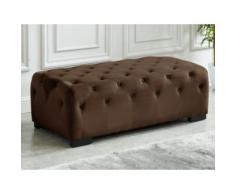 Panca in velluto MALONE - Marrone