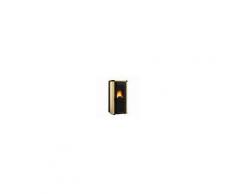Stufa A Pellet Ventilata Extraflame La Nordica Viviana Evo Da 10,2 Kw Pergamena