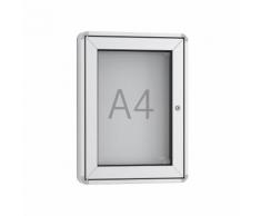 Bacheca con anta incernierata B1, 1 x UNI A4