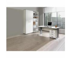 JACK - Ufficio completo, scrivania, cassettiera con rotelle, scaffale