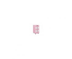 13 Casa Bambino Cassettiera ufficio Genius I05, rosa/bianco
