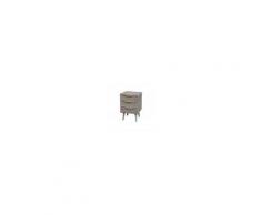Mobiletto 3 Cassetti Con Gambe In Legno 40 X 36 X 64 Per Interno Camera Cameretta Salotto Ingresso Cucina