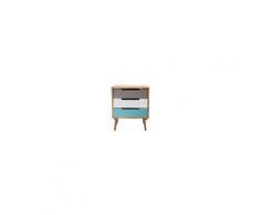 Mobiletto 3 Cassetti 45,5 X 35,5 X 57,5 Per Interno Camera Cameretta Salotto Ingresso Cucina