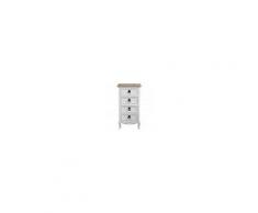 Mobiletto 4 Cassetti 38 X 28 X 74 Per Interno Camera Cameretta Salotto Ingresso Cucina