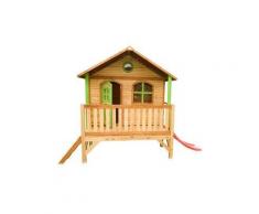 Casetta Gioco da giardino in Legno con Scivolo Basso - Axi