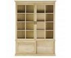 Maisons du Monde Piattaia a 4 ante in legno massello di mango e vetro temperato Cherokees