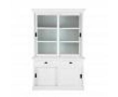 Maisons du Monde Piattaia bianca in legno L 145 cm Newport