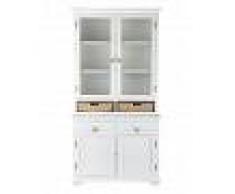 Maisons du Monde Piattaia 2 casseti di rattan bianca Basse Cour