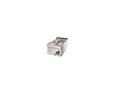 Friggitrice elettrica Giga da banco una vasca 8 lt Dimensioni L40xP70xH30 Modello TF1E Struttura in acciaio inox