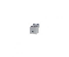 Friggitrice Elettrica da banco CSA 1 vasca con rubinetto di scarico Lt 12 Dimensioni 270 x 440 + 50 x 265 + 100 h mm Modello SKU7