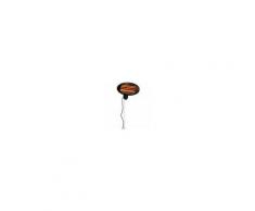 Outsunny Lampada Riscaldante a Parete per Esterni 2000W in Alluminio Nero