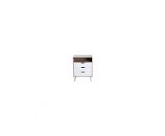 Homcom Cassettiera Moderna con 3 Cassetti in Legno Stile Nordico, 60x40x78cm