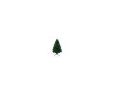 Homcom Albero di Natale Artificiale 120cm 130 Rami in PVC con Luci LED Verde