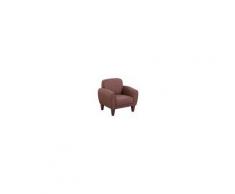 Homcom Poltrona Elegante Classica in Tessuto di Lino, Marrone, 84x65x82.4cm