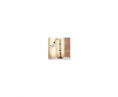 Ceramiche Borso Volterra Elegante Abat Jour In Ottone E Ceramica Rustico