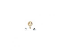 LUEDD Set di 5 lampade a filamento LED dimmerabili E27 9,5 cm 5W 360 lumen 2200K