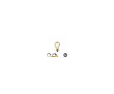 LUEDD Set di 5 lampade a LED E27 8W 2000-2600K dim per riscaldare il filamento goldline