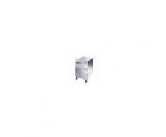 Cassettiera Inox acciaio AISI 304 3 cassetti CON RUOTE mm 500x600x805