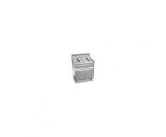 Friggitrice a GAS 2 Vasche 20+20 Litri serie 70 (NGAL20+20M)
