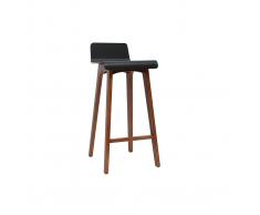 Sgabello / sedia da bar nera 75 cm BALTIK