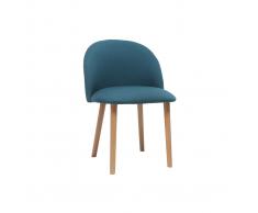 Sedia design foglia di té e legno CELESTE