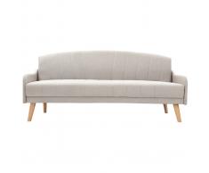 Divano convertibile vintage 3 posti grigio ARYA