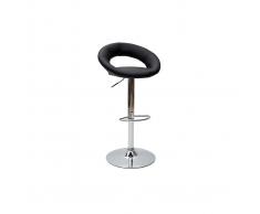 Sgabello da bar design nero NEWTON